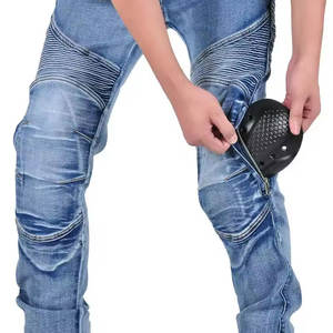 Pantalon en jean de style streetwear avec stretch, séchage rapide, respirant, couture durable, finition lavée élégante, personnalisable OEM - Product Image 4