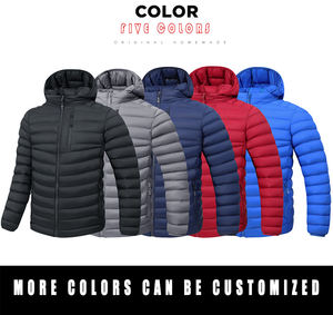 Chaqueta cortavientos ligera de invierno para hombre, chaqueta acolchada de burbujas acolchada para exteriores, abrigo de talla grande para parejas de trabajo a la moda cálido y frío - Product Image 2