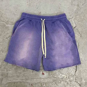 Summer <b>Shorts</b> Active Wear Blank Quick Dry Jogging Vintage Distressed Acid Washed <b>Shorts</b> for <b>Man</b> <b>Baggy</b> - Product Image 5
