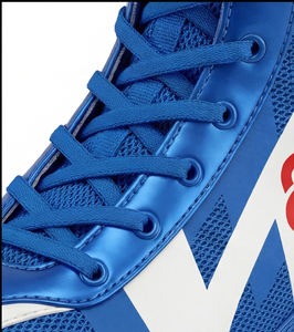 Ensemble de protection inguinale de boxe PRORING en cuir véritable et de chaussures de boxe respirantes à tige haute en maille - Product Image 5