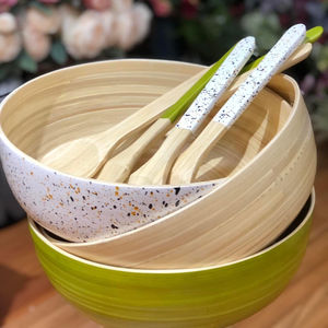 Bol à salade en bambou filé en gros, bols en bambou du Vietnam - Product Image 5