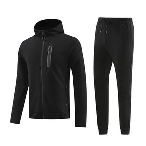 Nouvel ensemble de survêtement sportif respirant en tissu tissé pour l'hiver, léger, de marque, pour hommes, exercice et sports - Product Image 1