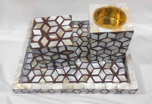 Handmade <b>Agarwood</b> Bakhoor <b>Incense</b> Burner Mother Pearl Inlay Eco-Friendly Durable Indian <b>Incense</b> Wood Resin Mop Holders Wholesale - Product Image 3