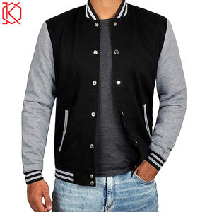 Veste de baseball pour hommes OEM Veste universitaire à manches minces à la mode pour l'hiver Meilleur prix avec traitement de revêtement - Product Image 4