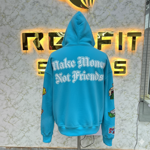 Sweat à capuche zippé avec étiquette personnalisée de qualité supérieure à la mode et bonne vente sweats à capuche à bas prix fabriqués en usine sweats à capuche pour hommes - Product Image 3