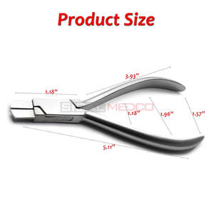 Alicates para formar arcos de ortodoncia Dental Manual profesional, alicates de utilidad de acero inoxidable alemán, tirantes, alambre Dental Medic - Product Image 3