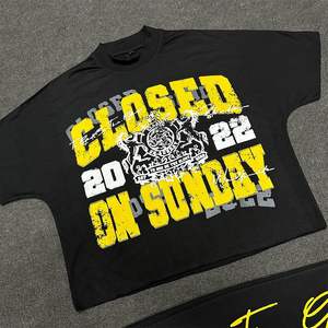 Conjunto de camiseta y pantalón con estampado personalizado Sun Faded con camiseta de calidad, conjuntos informales de 2 piezas - Product Image 5