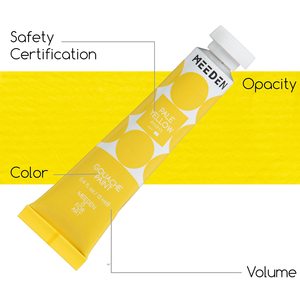 MEEDEN 24 couleurs vibrantes 12 ml <span class=keywords><strong>Peinture</strong></span> <span class=keywords><strong>gouache</strong></span> à base d'eau riche <span class=keywords><strong>en</strong></span> pigments non toxique Tubes de <span class=keywords><strong>peinture</strong></span> pour artiste - Product Image 3