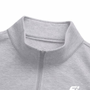 Custom Fleece Men's Tracksuit Set Wholesale Quarter <b>Zip</b> Sweatshirt <b>Jogger</b> Pants OEM Private Label B2B Sportswear Manufacturer US - Product Image 4