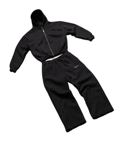 Custom Logo Oversized Tracksuit Set Hoodie and Jogger <b>Pants</b> Streetwear Casual Gym Fitness Wear For Bulk Order - Product Image 5