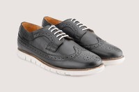 Chaussures Richelieu de créateur haut de gamme en cuir faites à la main, imperméables, légères, respirantes, avec soutien de la voûte plantaire et rehaussantes