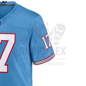 Maillot de football américain pour hommes grande taille, best-seller, dernier style, séchage rapide, 100% polyester, personnalisable - Product Image 5