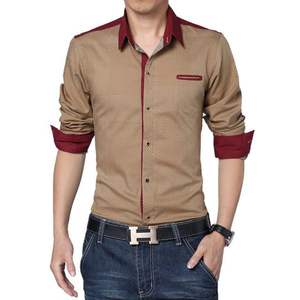 Camisa de Vestir para Hombre de Nuevo Estilo en Color Blanco con Mangas Largas - Product Image 3