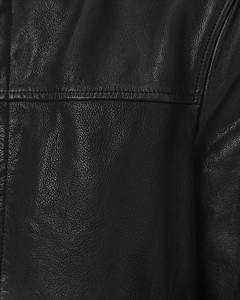 Chaqueta Trucker de Piel de Oveja Negra para Hombre, con Cierre, Casual, Transpirable, de Secado Rápido, Ecológica, Estilo Occidental Clásico de Invierno - Product Image 3