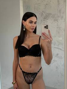 Conjunto de sujetador push-up transpirable y sexy de media copa y braga de bikini para mujer, fabricado en Turquía, venta al por mayor, personalización OEM Opt171 - Product Image 6