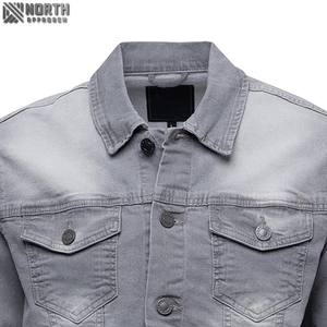 Chaqueta vaquera de mezclilla al por mayor de alta calidad para mujer, prendas de vestir informales, abrigo con botones, chaqueta vaquera de gran tamaño, logotipo frontal, Invierno sólido - Product Image 6