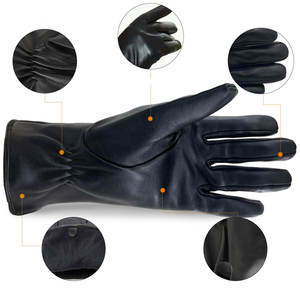 Gants de mode pour femmes de haute qualité, best-sellers, sur mesure, nouveau style, nouvelle conception, vêtements d'hiver, gants en cuir de mode pour femmes - Product Image 3