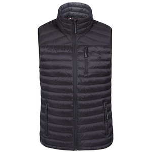 Logo personnalisé hommes hiver chaud polyester gilet gonflé décontracté imperméable duvet gilet gonflable personnalisé solide veste gilet pour hommes - Product Image 5