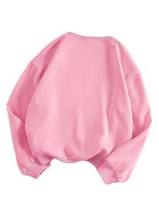 Sudadera de cuello redondo para hombre de algodón en blanco con hombros caídos y logotipo bordado personalizado sudadera de lana con estampado de farol para hombre Street 2024 - Product Image 3