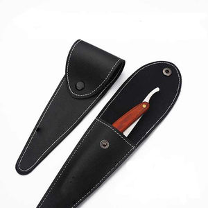 Sac de rangement portable pour rasoir Sac de rangement pour rasoir en cuir - Product Image 1