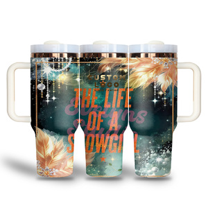 Tùy biến thiết kế cuộc sống showgirl Taylor Album mới 40oz 304 thép không gỉ chân không đôi tường rò rỉ bằng chứng cốc cốc Hộp quà tặng - Product Image 6