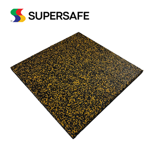 Mejor Proveedor, Precio al por Mayor, Baldosas de Caucho Supersafe para Patio de Juegos, Resistentes al Ruido y a los Rayos UV, 500x500mm, Tapetes para Espacios de Juego al Aire Libre 1 - Product Image 2