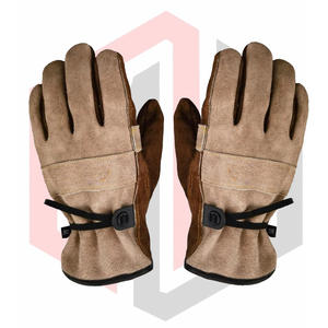 Guantes de Trabajo Resistentes de Cuero Marrón MH-1084 MH EXPORT IMPORT 2025, Cómodos para Trabajos al Aire Libre, Jardinería, Soldadura y Seguridad - Product Image 2