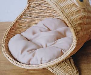 บ้านสัตว์เลี้ยงหวายรูปปลาวาฬดีไซน์ใหม่ทำจากเวียดนาม - Product Image 6