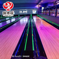 Équipement professionnel de bowling pour adultes, système complet de piste de bowling à 10 quilles conforme aux réglementations USBC avec machine de notation