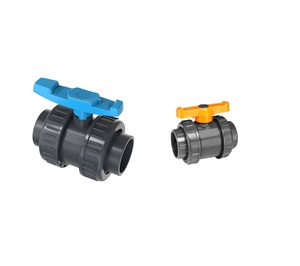 Approvisionnement direct en usine Robinet à tournant sphérique double union en PVC de 3 pouces pour l'irrigation agricole et le contrôle de l'eau agricole disponible à la vente - Product Image 5