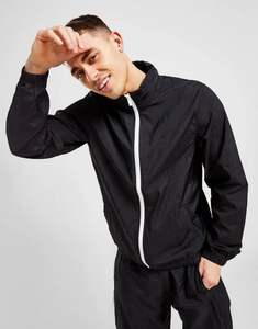 Conjunto de chándal de invierno para hombre con logotipo personalizado Chaqueta corta cortavientos informal sólida para correr al aire libre Deportes Casual personalizado - Product Image 6