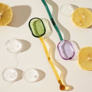 ชุดเซิฟเวอร์สลัดทำจากเรซินทำมือทำจากเรซิ่น100% เซิฟเวอร์สลัดสำหรับใช้ในบ้านและโรงแรมประกอบด้วยช้อนตักไอศครีมและเสิร์ฟสลัด - Product Image 2