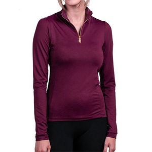 Vêtements d'équitation à manches longues, fermeture éclair sur le devant, sous-vêtement extensible, chemise d'équitation, vêtements de sport, jodhpur et culottes - Product Image 3