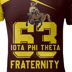 เสื้อโปโลสำหรับผู้ชาย iota phi theta เสื้อเชิ๊ตผู้ชายเสื้อเชิ๊ตผู้ชายเสื้อเชิ๊ตแขนยาวผ้าคอตตอนแบบปักลายแบบ1963สมาคมกรีกเสื้อเชิ๊ตระดับพรีเมียมลาย Ivy League - Product Image 5
