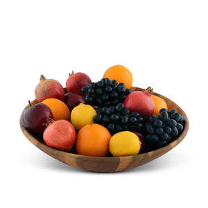 Bol en bois de haute qualité bol japonais en bois de manguier pour la décoration intérieure et l'utilisation d'ustensiles de cuisine d'hôtel de l'Inde servant des fruits et des collations - Product Image 2