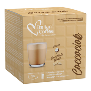 16 Cápsulas de Café Italiano con Chocolate Blanco y Coco, compatibles con Nescafé Dolce Gusto*. - Product Image 1
