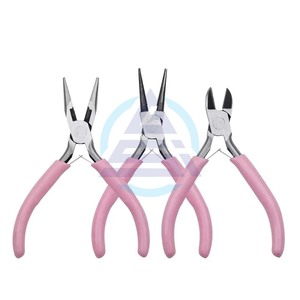 ชุดเครื่องมือทำคีมทองแดง,ชุดอุปกรณ์คีมเครื่องประดับแหนบที่เปิดแหวนคีมตัดลวดชุดคีมโครเชต์การดัด - Product Image 1