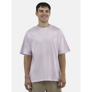 เสื้อยืดครึ่งแขนผ้าฝ้ายพอดีตัวสำหรับผู้ชายทุกเพศ100% ผ้าถักแห้งเร็ว - Product Image 1