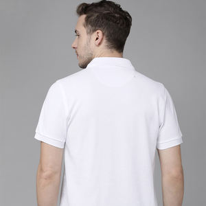 Camiseta de Hombre de Alta Calidad al por Mayor, de Algodón/Poliéster, Tejida, Lisa, con Bordado Personalizado, la Más Vendida, Económica 2025 - Product Image 2