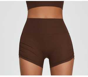 Low MOQ Gym Peach Butt Shorts Skin Friendly Good Elastic Fitness Shorts Mujeres - Product Image 1