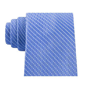 Cravatta Classica da Uomo Michael Kors in Raso a Righe Blu, Taglia Unica, Stile Casual, in Seta e Poliestere, Confezionata in Scatola Regalo - Product Image 2