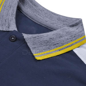 เสื้อโปโลผ้าไมโครไฟเบอร์สำหรับผู้ชายเสื้อโปโลปักโลโก้เสื้อยืดธรรมดาแขนสั้นลายเอง - Product Image 2