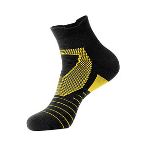 Chaussette de basket-ball professionnelle en coton à mailles Logo personnalisé Sport Compression Sneaker Chaussettes de sport avec fonction antidérapante Échantillon gratuit - Product Image 6