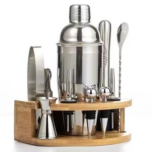 Ensemble d'outils de bar en acier inoxydable élégant, idéal pour les amateurs de cocktails, les mixologues à domicile et les passionnés de bar - Product Image 6
