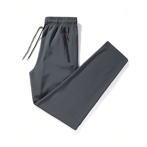 กางเกงวิ่งธุรกิจลำลองสำหรับผู้ชายฤดูร้อนกางเกงผ้าไอซ์ซิลค์ยืดหยุ่นสำหรับวัยรุ่นชุดสูทแฟชั่นใส่สบายส่งออกจาก BD - Product Image 2