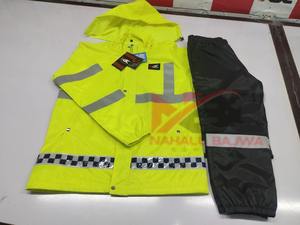 เสื้อแจ็กเก็ตเพื่อความปลอดภัยสะท้อนแสงวัสดุคอตตอน-โพลีเอสเตอร์สามารถปรับแต่งโลโก้ได้หลายกระเป๋า - Product Image 3