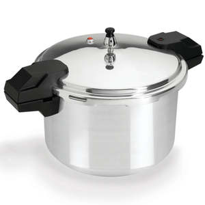 T Fal YL307LA7 12-Liter Pressure <b>Cooker</b> Induction/Gas Safe Large Capacity Aluminium <b>Pot</b> with Iron Lid for Home Use - Product Image 3