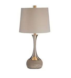Admirable Quality metal table lamp shiny polished top decorative household accessory handicraft metal lamp at cheap price