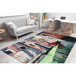 Tapis imprimé Paysage du Grand Canal : Sublimez votre décoration intérieure avec une œuvre d'art contemporaine, avec tapis à poils doux - Product Image 3