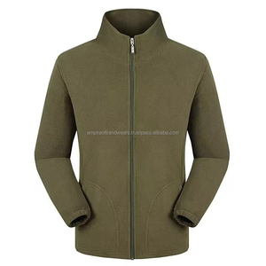 Unique Design Mens Full Sleeve Fleece Jacket Lightweight Warm Outerwear winter season front Logo Position - Product Image 1